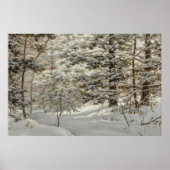 Snowy Landscape Poster (Vorne)