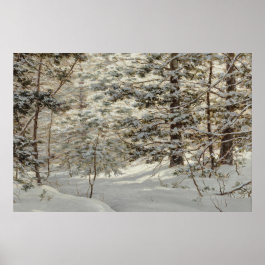 Snowy Landscape Poster (Vorne)