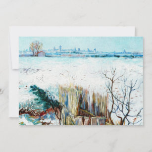 Snowy Landscape with Arles by Vincent van Gogh