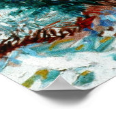 Snowy Landscape with Arles by Vincent van Gogh Poster (Ecke)