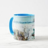Snowy Landscape with Arles by Vincent van Gogh Tasse (Vorderseite Links)