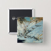 Snowy-Landschaft, 1866 Button (Vorne & Hinten)