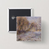 Snowy-Landschaft Button (Vorne & Hinten)