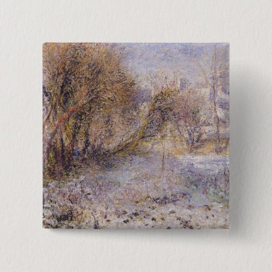 Snowy-Landschaft Button (Vorderseite)