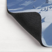 Snowy-Landschaft Mousepad (Ecke)