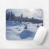 Snowy-Landschaft Mousepad (Mit Mouse)