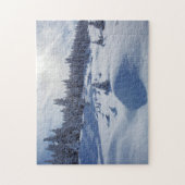 Snowy-Landschaft Puzzle (Vertikal)
