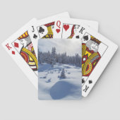 Snowy-Landschaft Spielkarten (Rückseite)