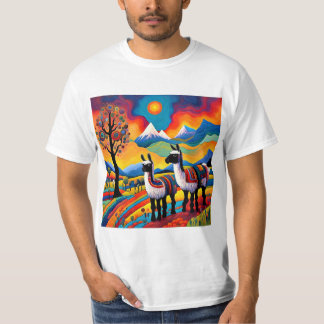 Snowy Llamas T-Shirt