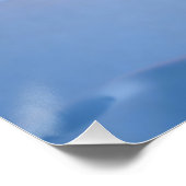 Snowy Log Cabin Poster (Ecke)