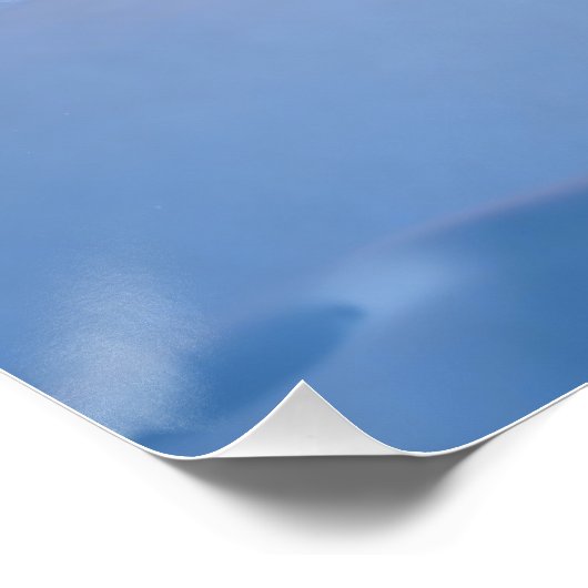 Snowy Log Cabin Poster (Ecke)