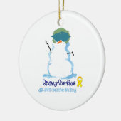 Snowy-Luftwaffen-Verzierung Keramik Ornament (Links)