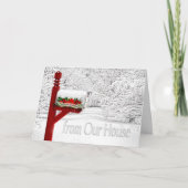Snowy Mailbox Von unserem zu Hause Weihnachten (Vorderseite)