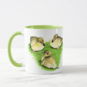 Snowy Mallard Ducklings Tasse (Links)