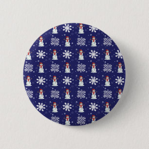 Snowy-Männer Button