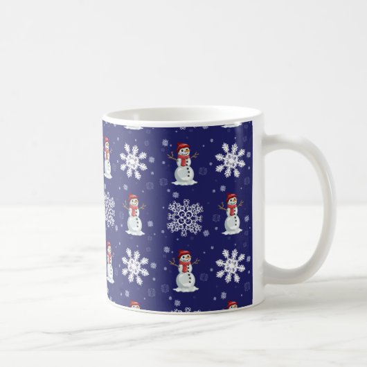 Snowy-Männer Kaffeetasse (Rechts)