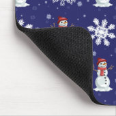 Snowy-Männer Mousepad (Ecke)