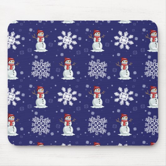Snowy-Männer Mousepad (Vorne)