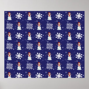 Snowy-Männer Poster