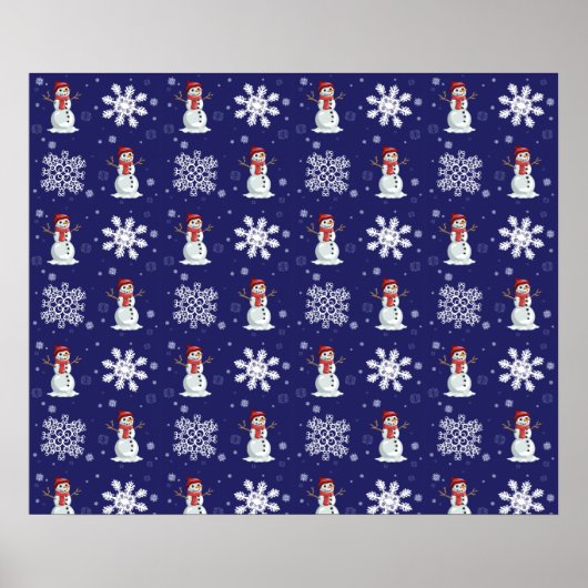 Snowy-Männer Poster (Vorne)