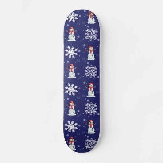 Snowy-Männer Skateboard (Vorderseite)