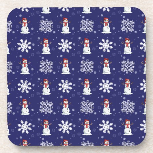 Snowy-Männer Untersetzer (Vorderseite)
