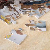 Snowy Melody: Das Boho Owl Puzzle (Seite)