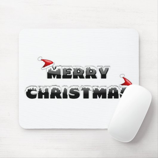 SNOWY MERRY CHRISTMAS MOUSEPAD (Mit Mouse)