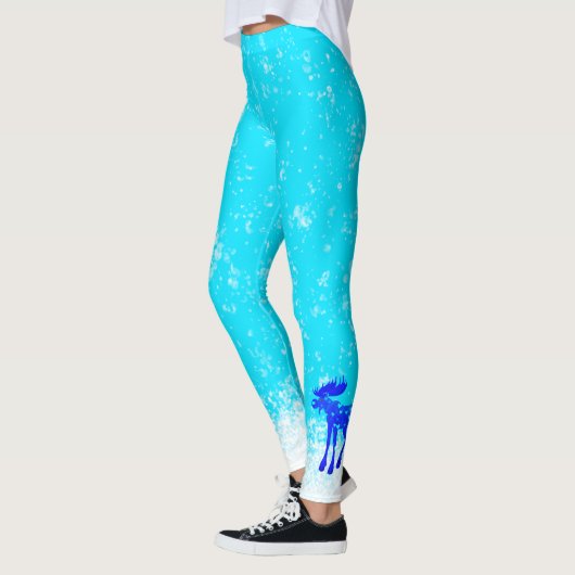 Snowy Moose - Leggings (Links)