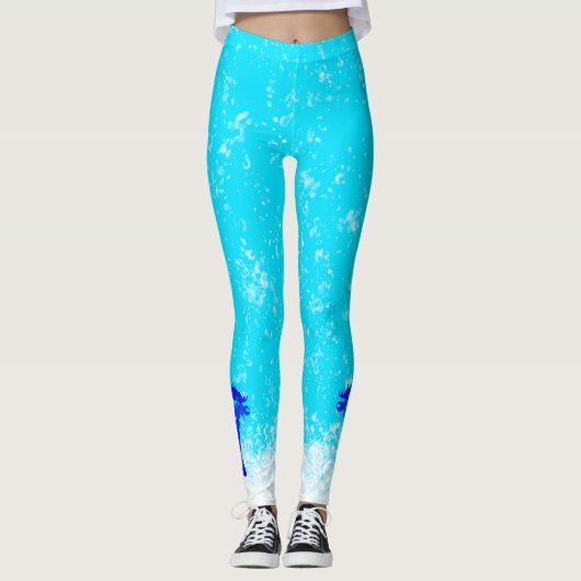 Snowy Moose - Leggings (Vorderseite)
