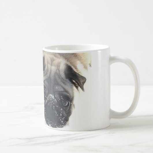 Snowy-Mops-Tasse Kaffeetasse (Rechts)