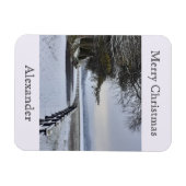 Snowy Morning flexibel Magnet (Horizontal)