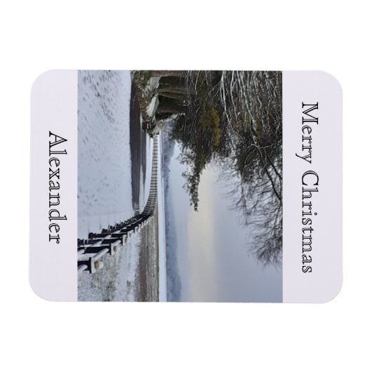 Snowy Morning flexibel Magnet (Horizontal)