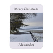 Snowy Morning flexibel Magnet (Vertikal)