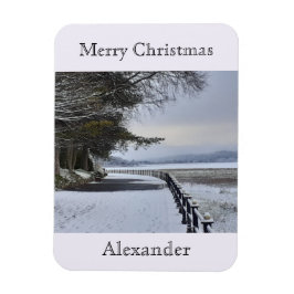 Snowy Morning flexibel Magnet