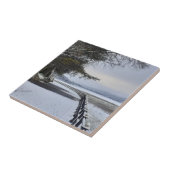 Snowy Morning Keramik Tile Fliese (Seite)