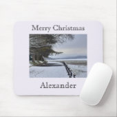 Snowy Morning Mousepad (Mit Mouse)