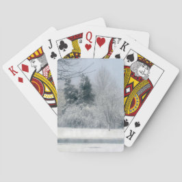 Snowy Morning Playing Cards Spielkarten