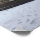 Snowy Morning Poster (Ecke)