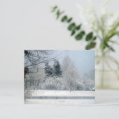 Snowy Morning - Postkarte (Stehend Vorderseite)