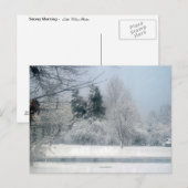Snowy Morning - Postkarte (Vorne/Hinten)