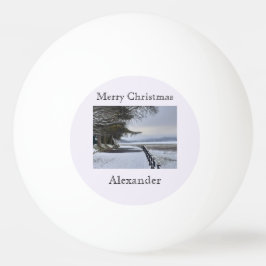 Snowy Morning Tischtennisball