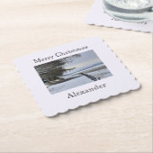 Snowy Morning Untersetzer (angewinkelt)