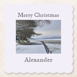 Snowy Morning Untersetzer