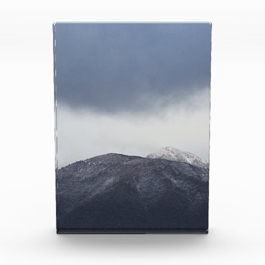 Snowy Mount Bogong Fotoblock (Vorderseite)