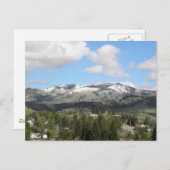 Snowy Mount Diablo Postkarte (Vorne/Hinten)