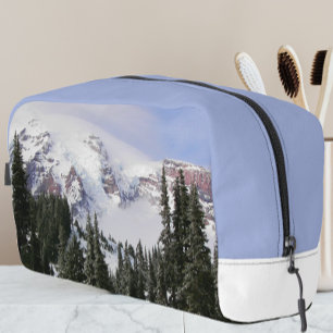 Snowy Mount Rainier Landschaft Waschbeutel
