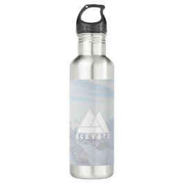 Snowy Mountain Adventure Elevation Water Bottle Edelstahlflasche