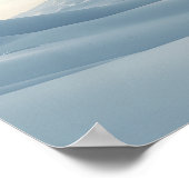 Snowy Mountain Calm Poster (Ecke)