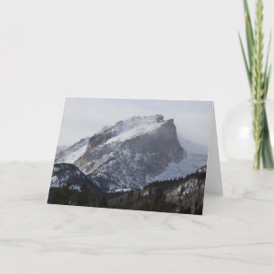 Snowy Mountain Card Feiertagskarte
